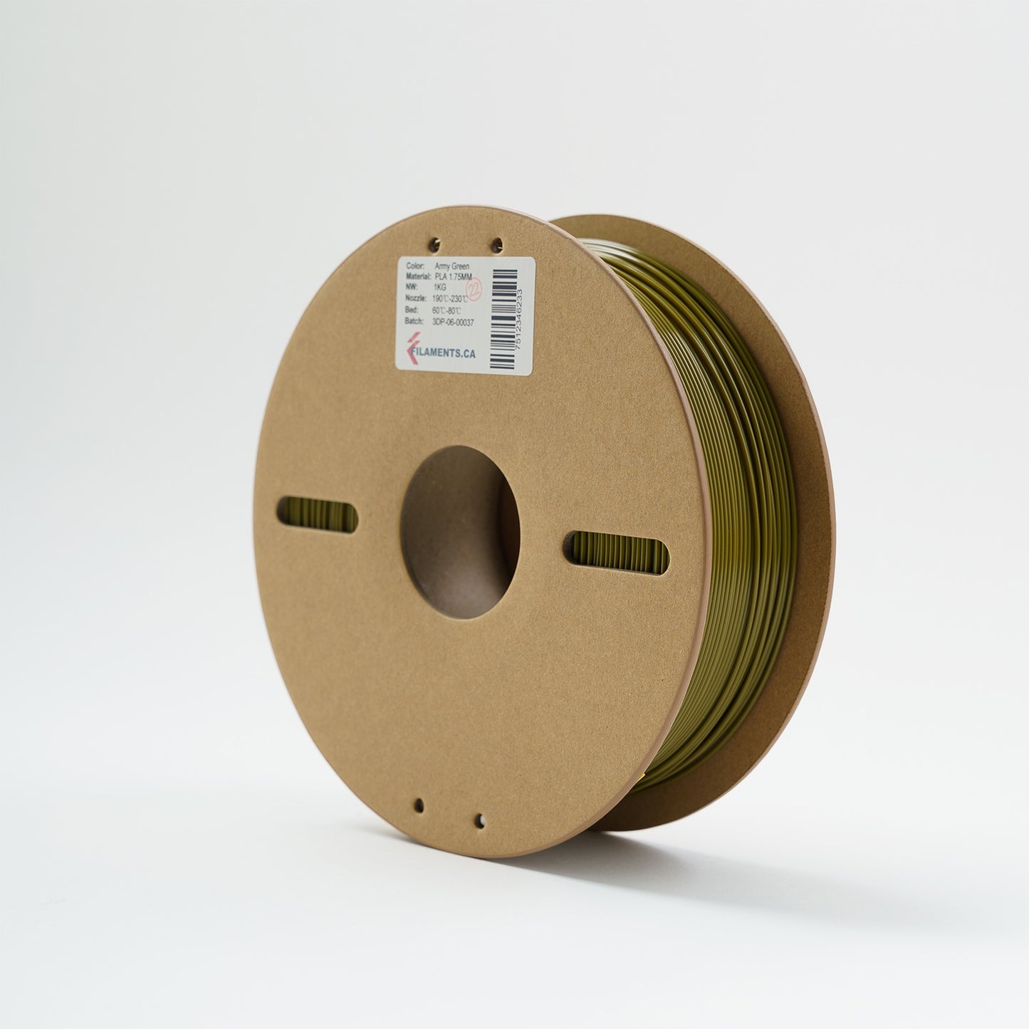 EconoFil™ Standard PLA Filament - Army Green - 1.75mm - 1 KG