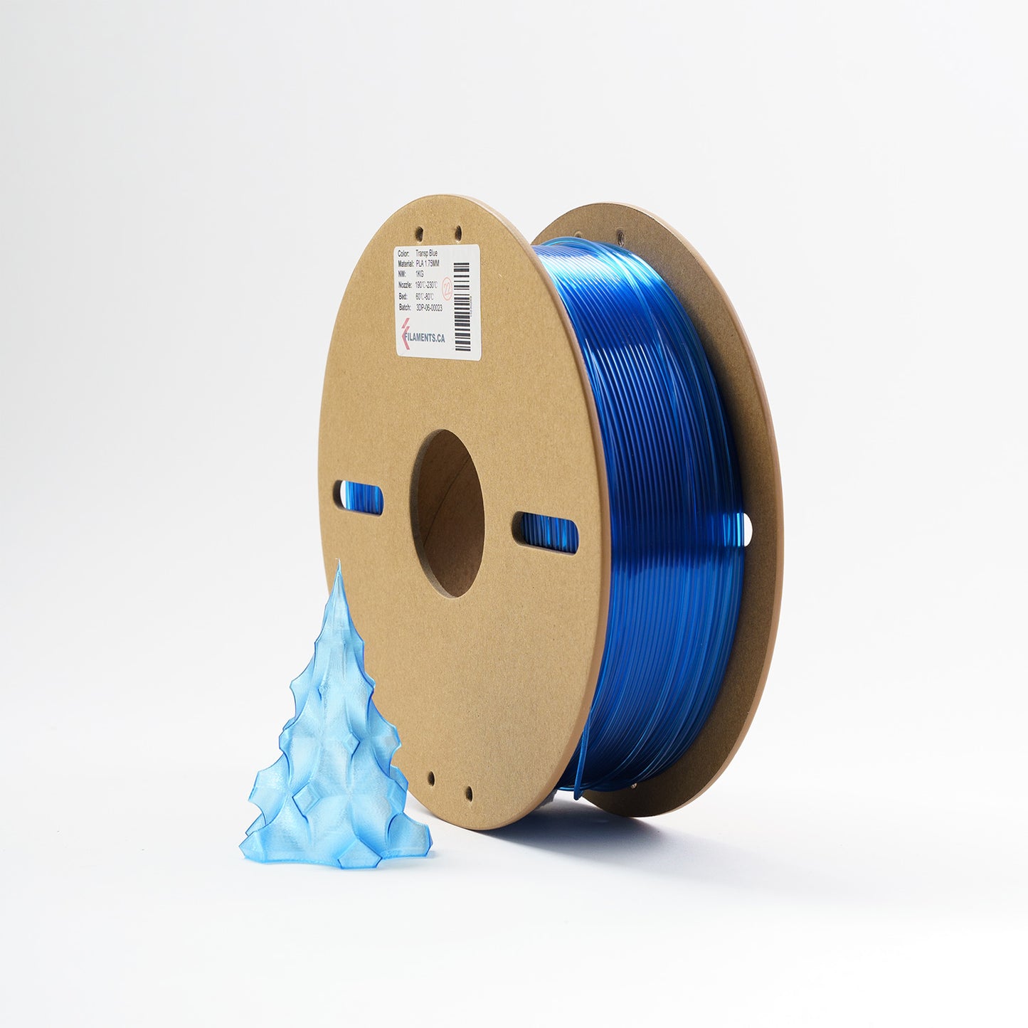 EconoFil™ Basic PLA Filament - Transparent Blue - 1.75mm - 1 KG