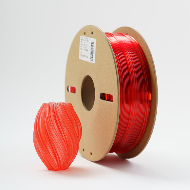 EconoFil™ Basic PLA Filament - Transparent Red - 1.75mm - 1 KG